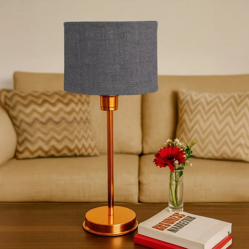 Kavira Elan Metal Table Lamp - Grey media 4
