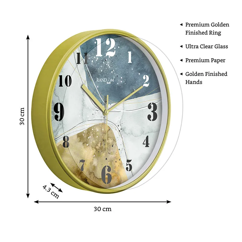 Ocean Stone Plastic Analog Wall Clock media 7