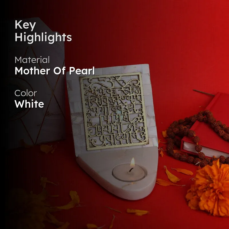 Gaytri Mantra TeaLight Holder media 2