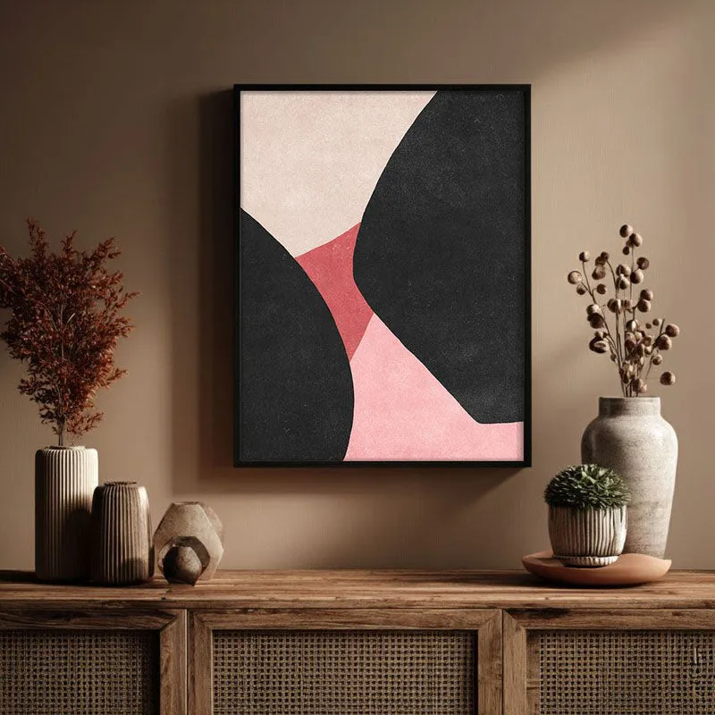 Magenta Midnight Framed Canvas Wall Painting media 3
