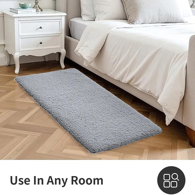BathEase Anti Skid Runner Rug - Light Grey media 5