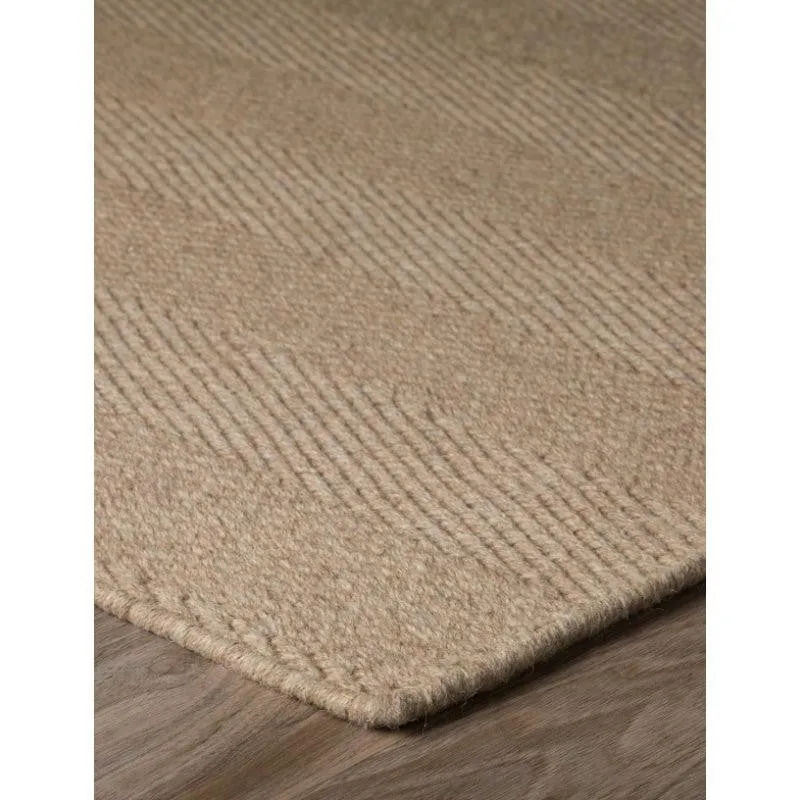 Handloom Hand Loomed Haven Wool Rug - Beige & Cream media 7