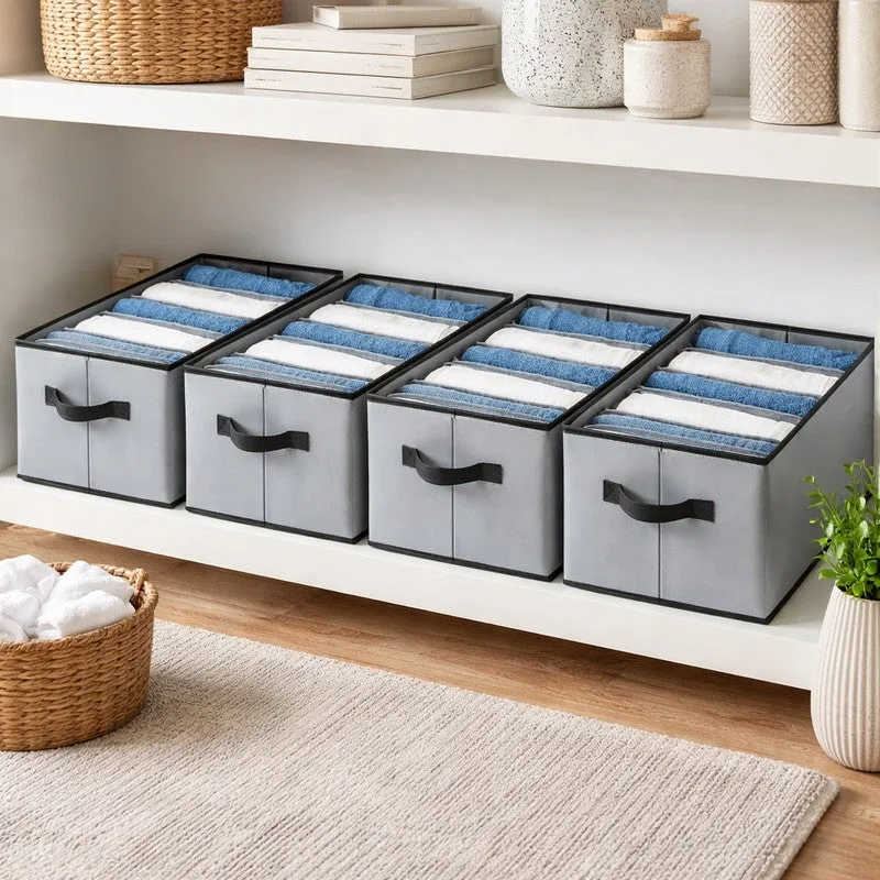 Laxis LinenLock Cloth Organizer - Set Of Four media 1