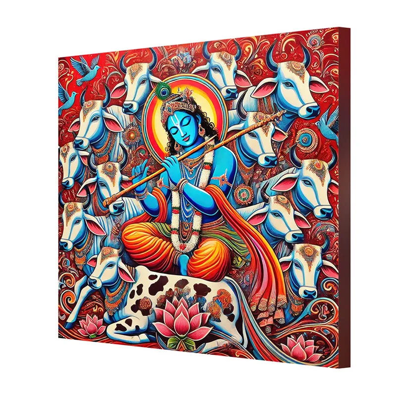 Muralidhara Wall Painting media 5