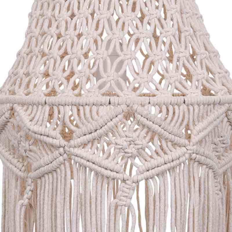 Sofia Macrame Cotton Ceiling Lamp media 6