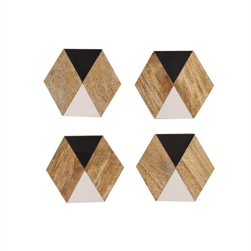 Jenny Wooden Coaster - Set Of Four media 4