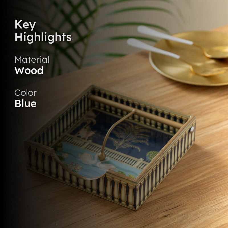Rajhans Wooden Tissue Holder media 2
