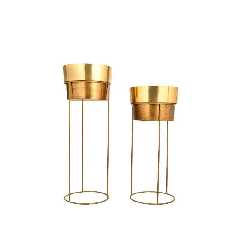 Buckety Metal Planter - Set Of Two media 3