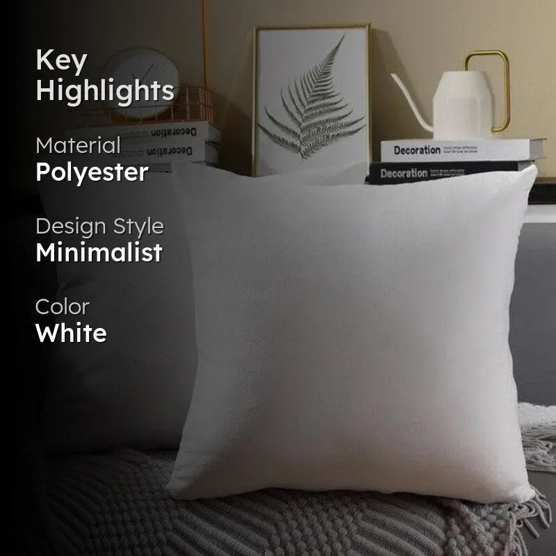 Cuddle Clob Polyester Cushion Filler - Set Of Two media 2