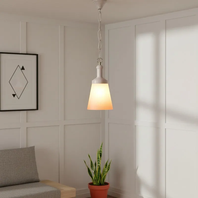 Soft Orange PVC Ceiling Lamp media 1