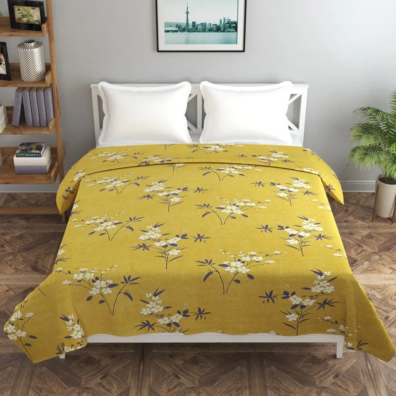 Petal Scatter Cotton Duvet Cover - 210 TC media 4