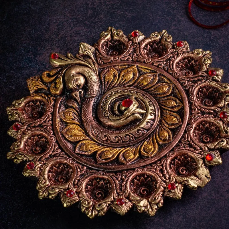 Peacock Glory Diya media 4