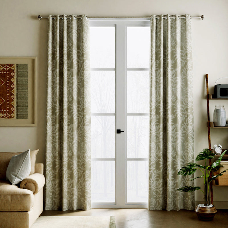 Ardath Jacquard Blackout Curtain - Set Of Two