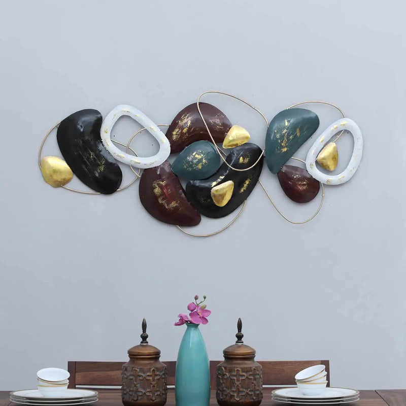 Abstract Gems Iron Wall Accent