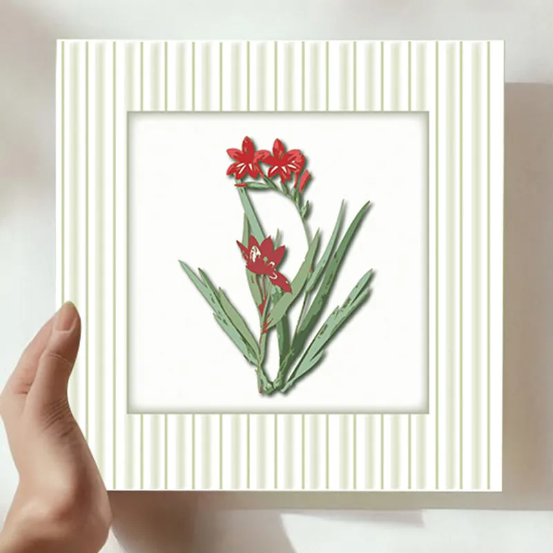 Stems & Scarlet Wall Art media 1