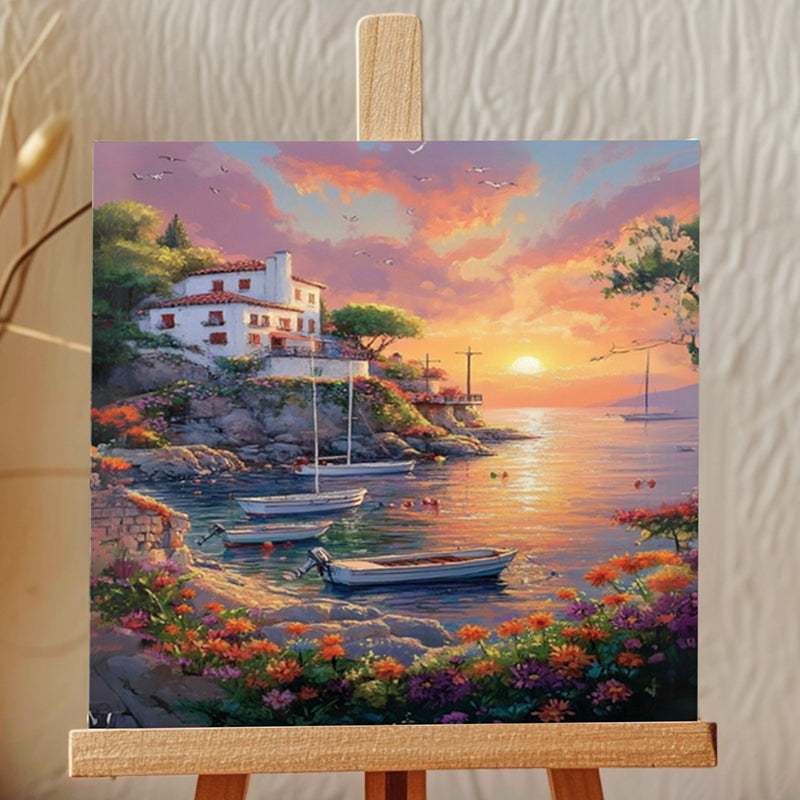 Harborscapes Canvas Showpiece