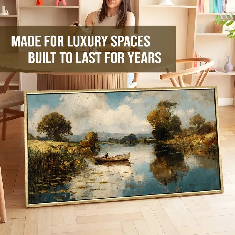 Dreamy Lake Horizon Wall Art media 5