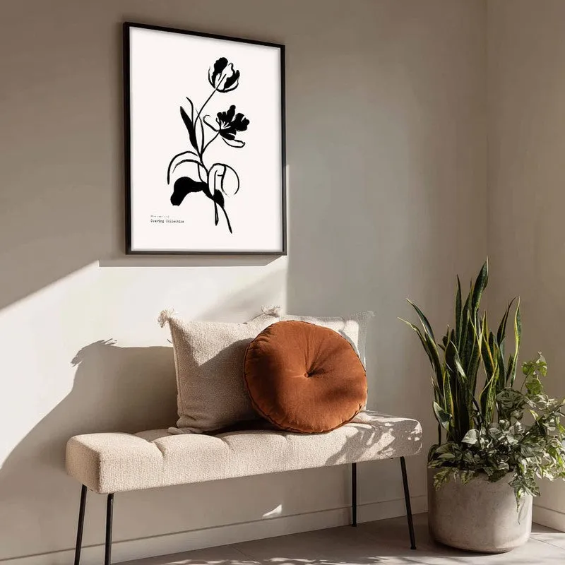 Wildbloom Canvas Wall Painting With Black Frame media 4