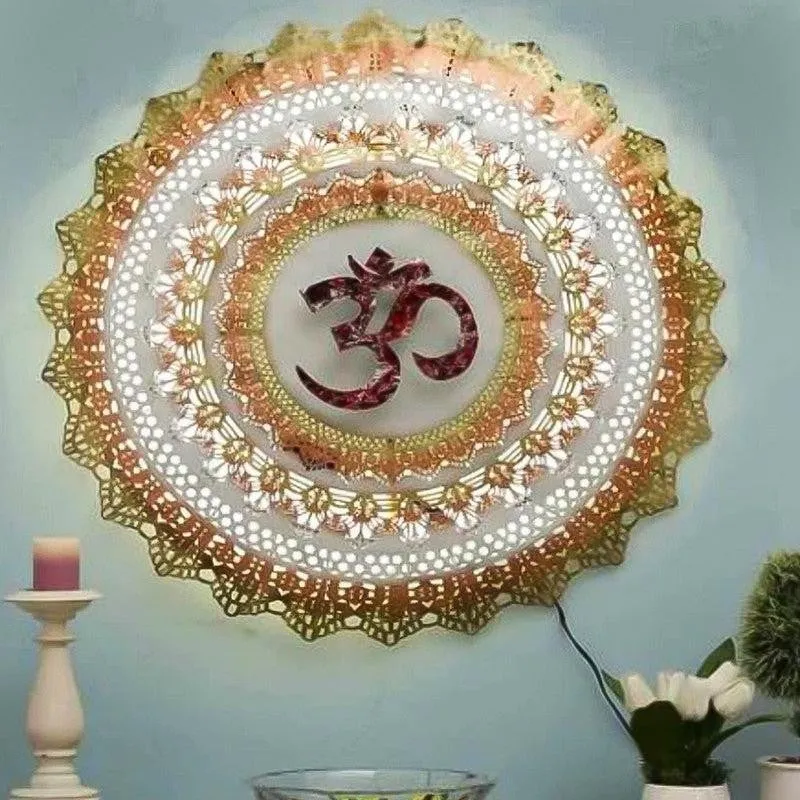 Aurum Aum Modern Metal Wall Accent media 3