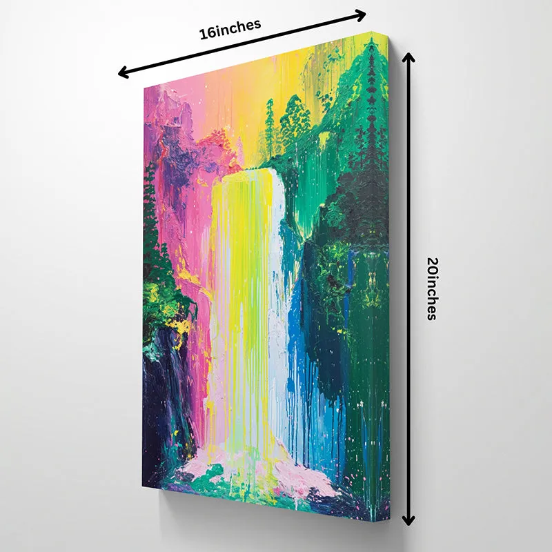 Cascade Trance Wall Painting media 5