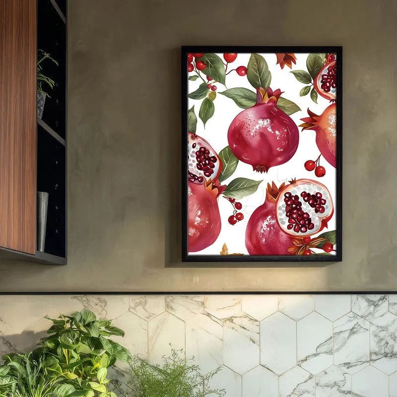 PomegranateFarm Archival Canvas Wall Art - Black media 3