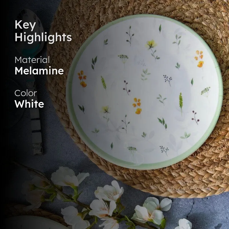 Servewell Floria Melamine Quarter Plate - Set Of Six media 2