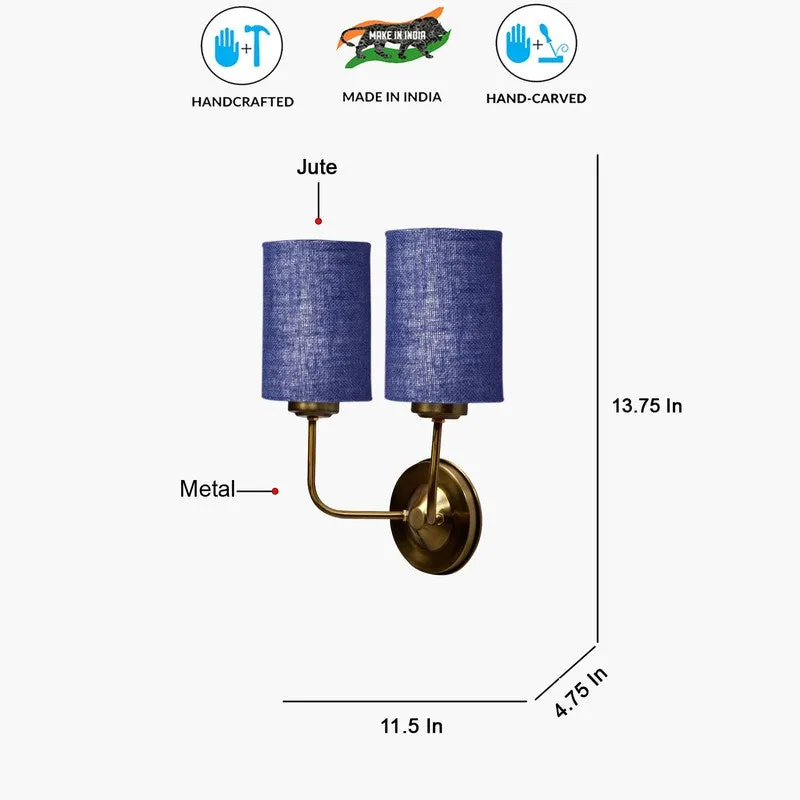 Lumoire Duo Metal Wall Lamp - Blue media 8