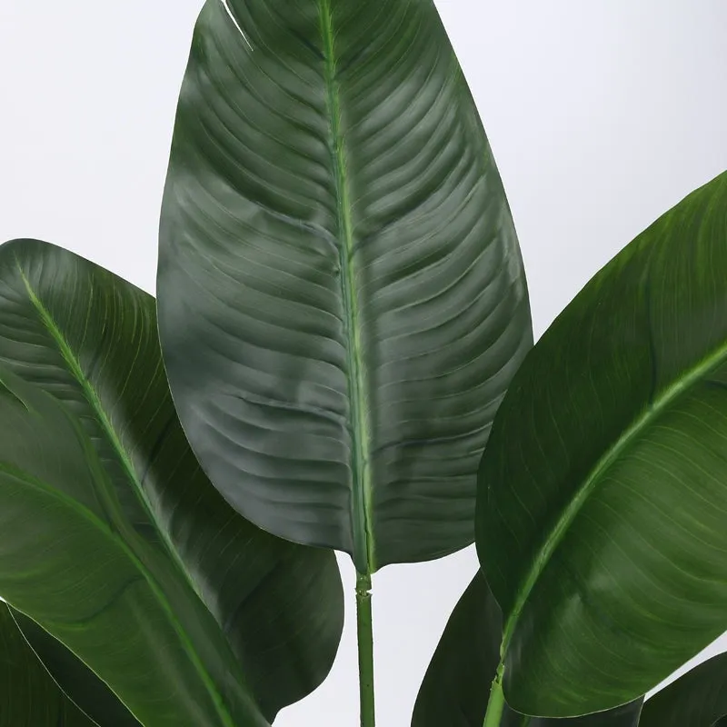 Ardella Artificial Banana Plant With Black Fiber Pot - 4.4 Feet media 8