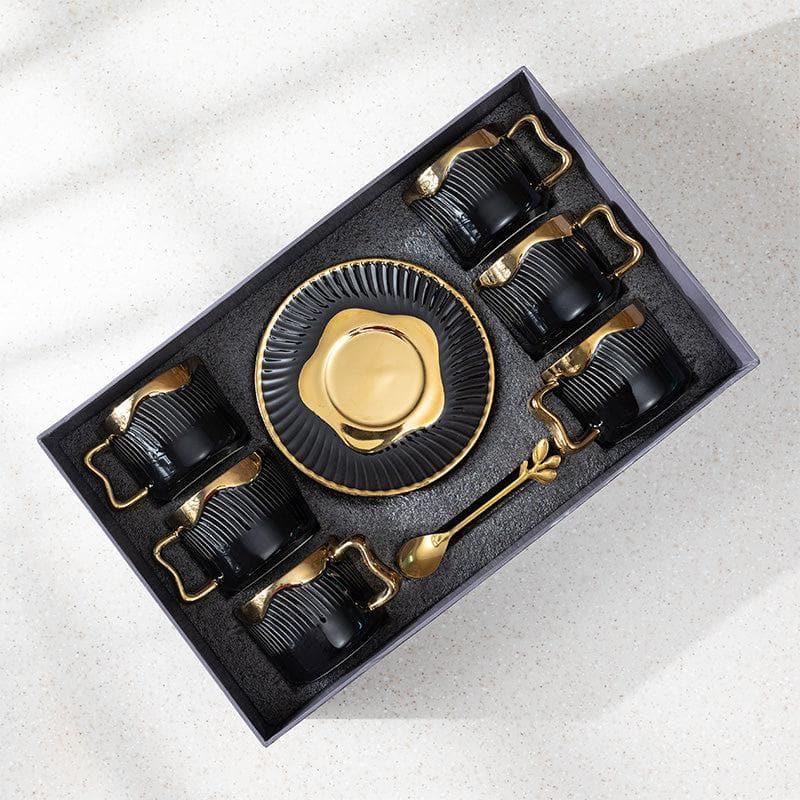 Hairi Cup & Saucer (Black) -Set of Six media 7