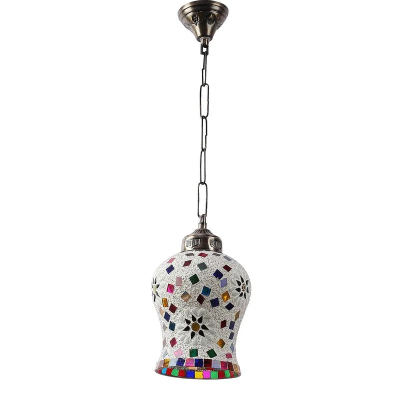 Mosaic Shine Glass Ceiling Lamp media 5