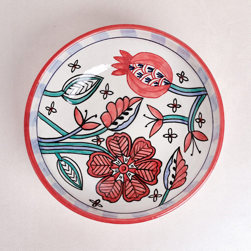 Flower Crown Ceramic Pasta Bowl media 3