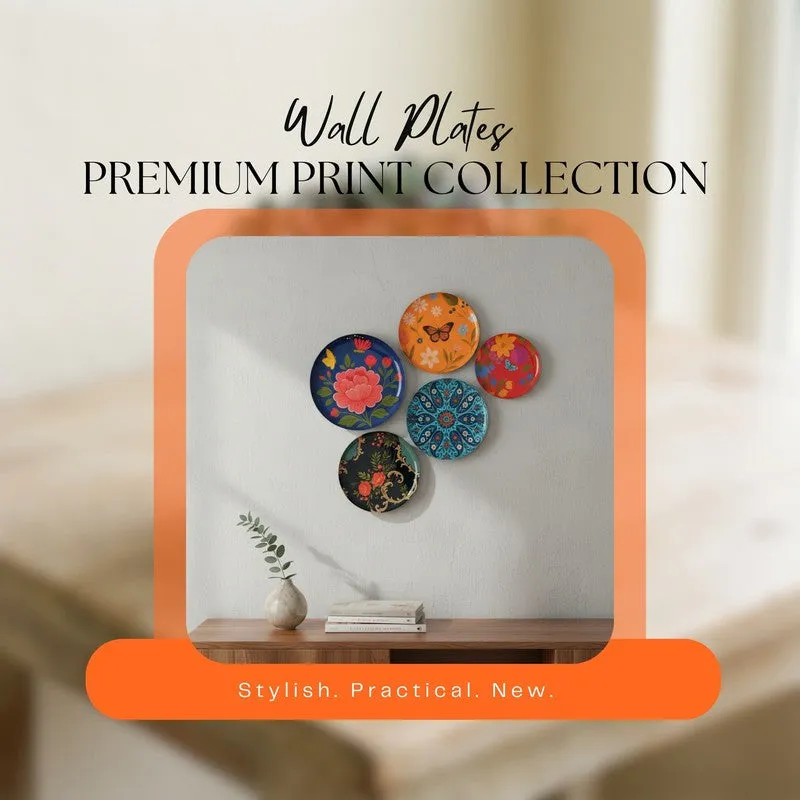 Mystic Garden Wall Plates - Set of Five media 9