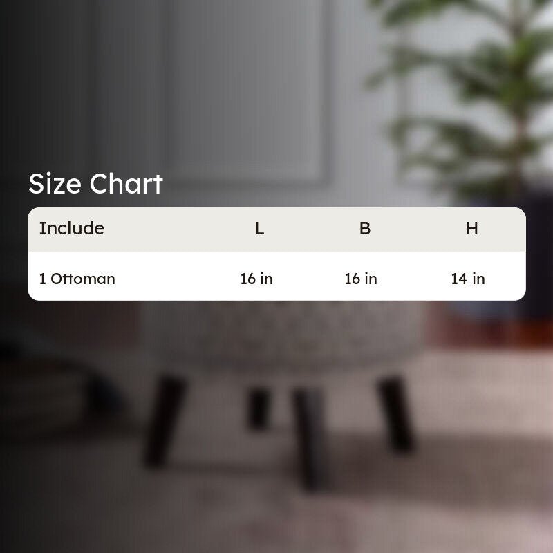 Chenova Cotton Ottoman media 7