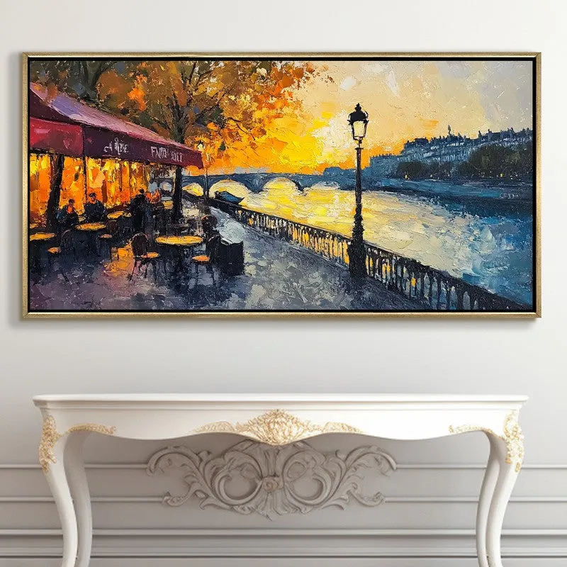 Vesper Canvas Wall Painting With Frame media 5