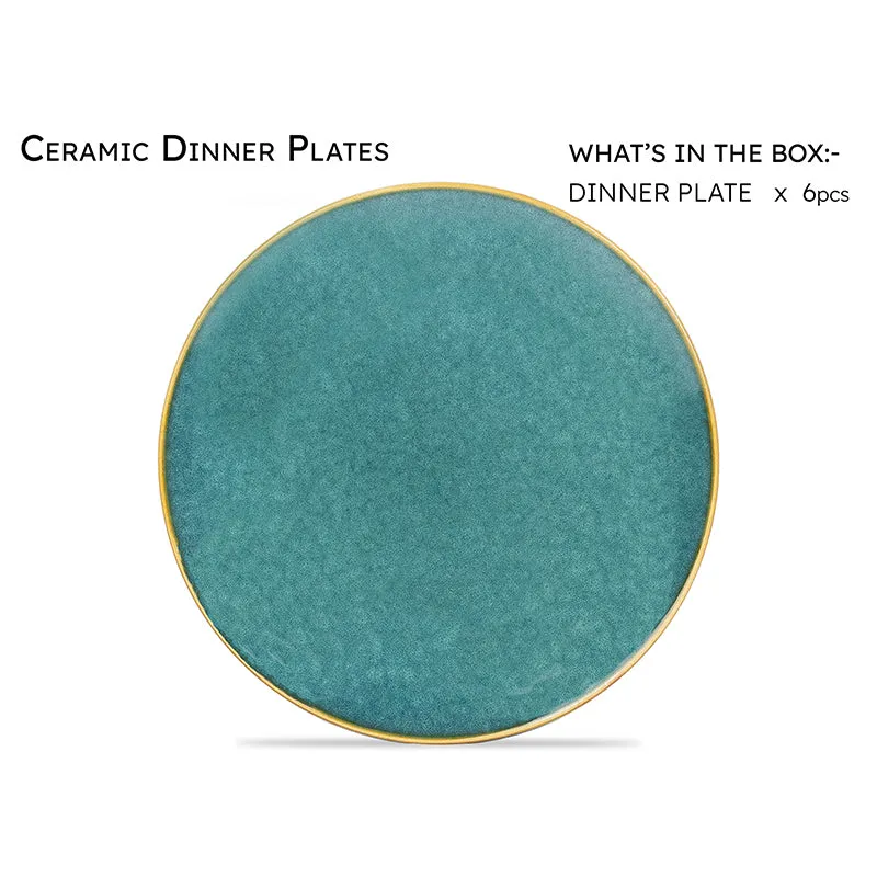 Careina Ceramic Dinner Plate - Set Of Six media 3