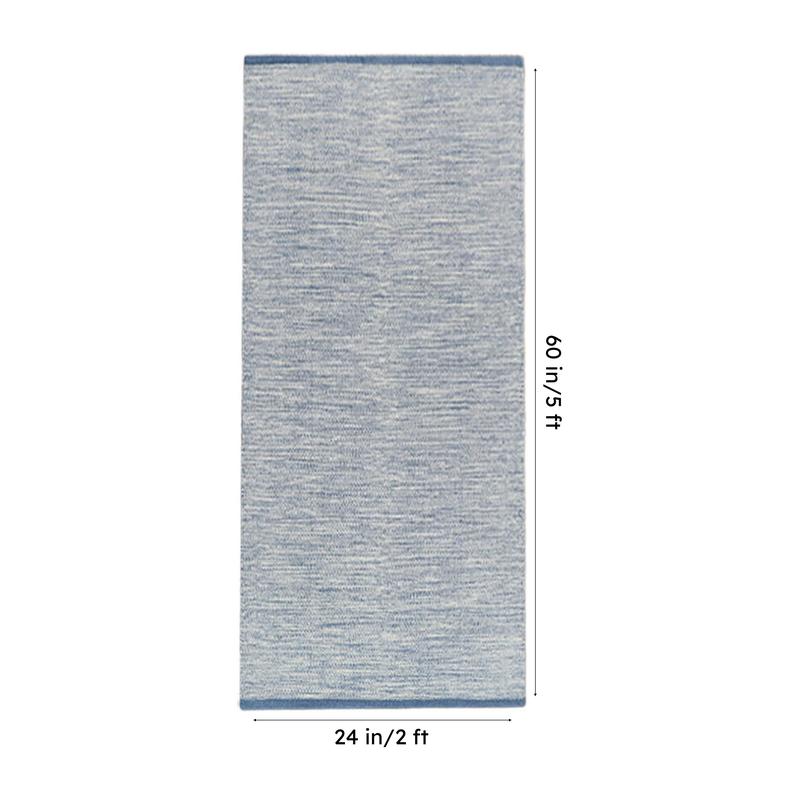 Artivine Cotton Runner Rug - Grey media 8