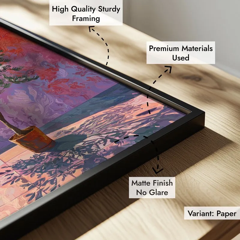 Dream shade Canvas Wall Painting - Black Frame media 6