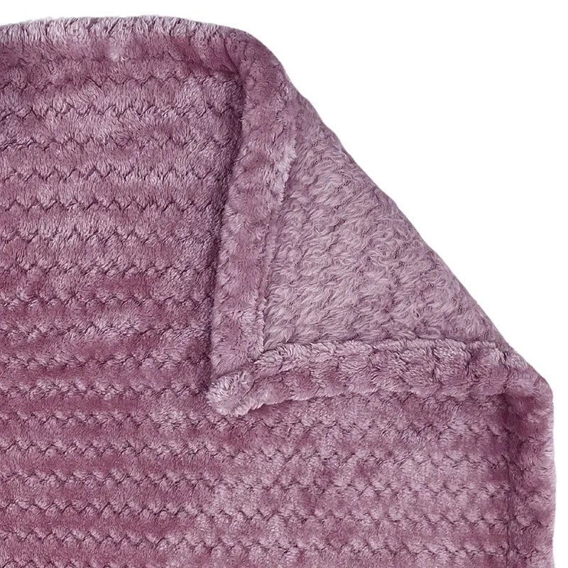 Swayam Seda Mink Blanket (Purple) - 240 GSM media 7