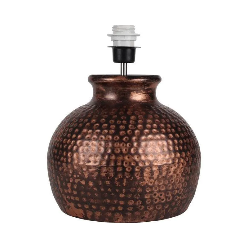 Ruchi Fabric Table Lamp - Red,Bronze media 4