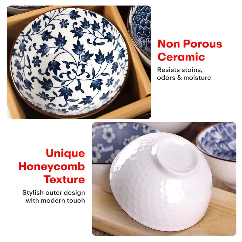 Rioware PetalPop Ceramic Snack Bowls (250 mL Each) - Set Of Four media 7