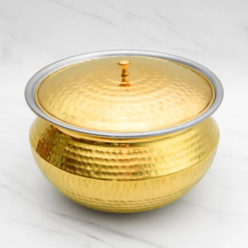 Cookelle Durable Brass Handi - 4000 mL media 3