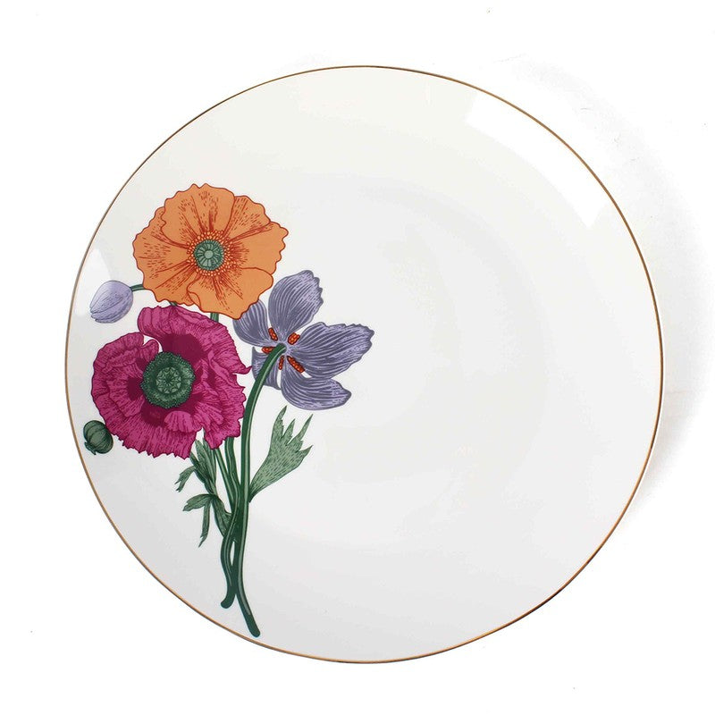 Linea Luxe 24k Gold Brushed Dinner Set (Multicolor)- 27 Piece Set media 5