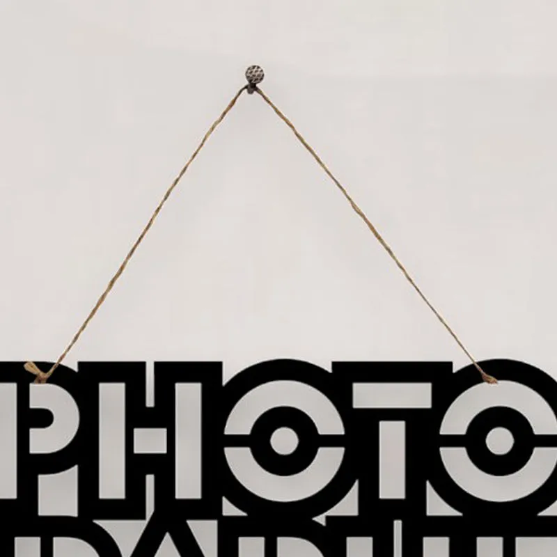 Photographer Mild Steel Wall Accent media 4