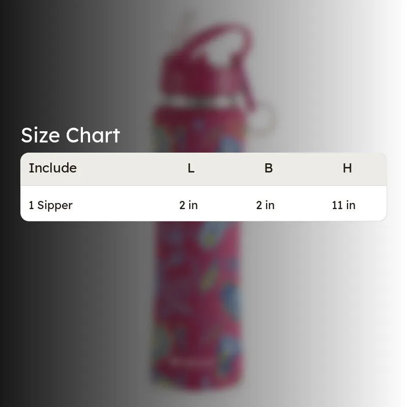 Mosa Floral Sipper Water Bottle - 750 mL media 8