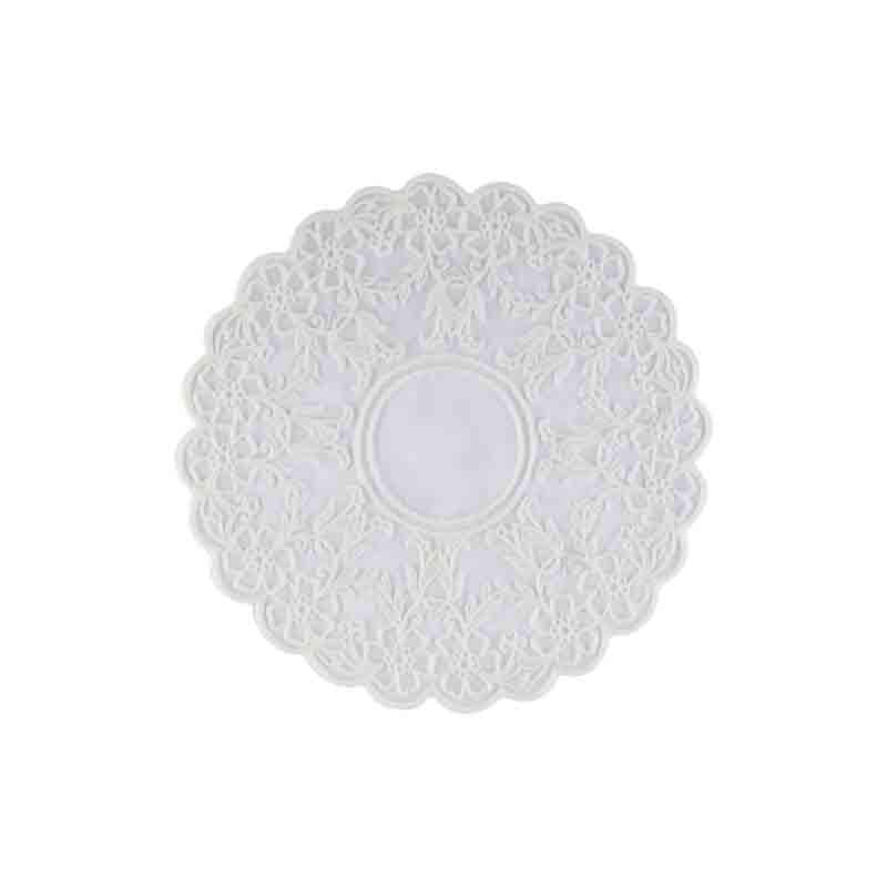 Embroidered French Flower Crochet Coasters - Set Of Four media 3