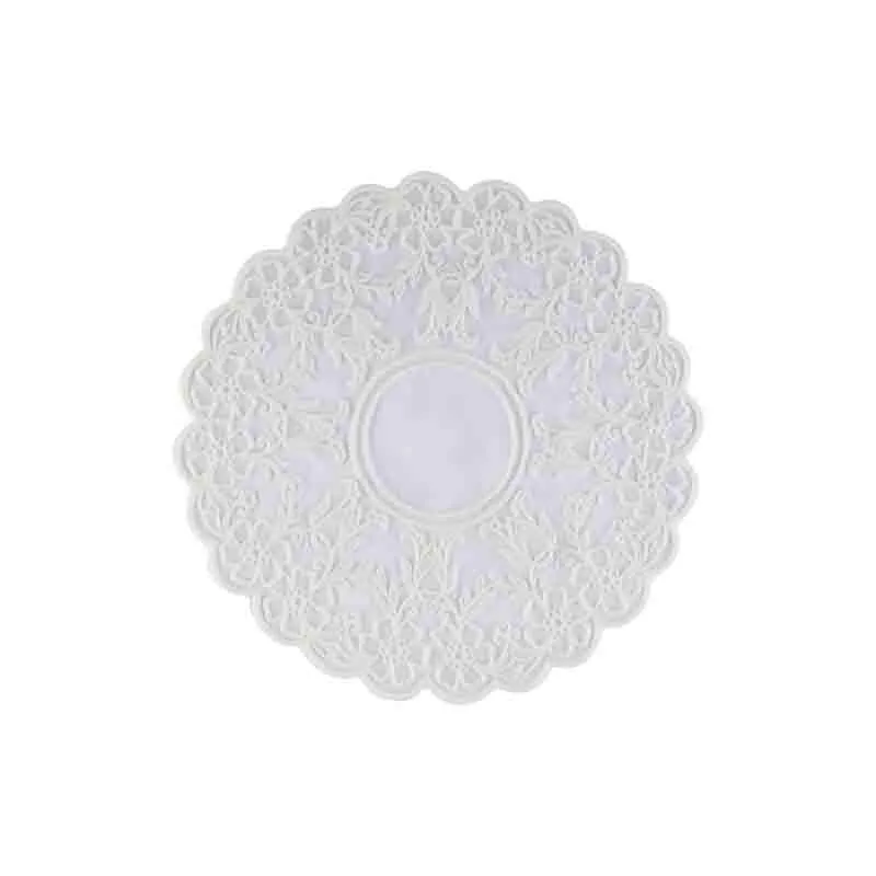 Embroidered French Flower Crochet Coasters - Set Of Four media 3