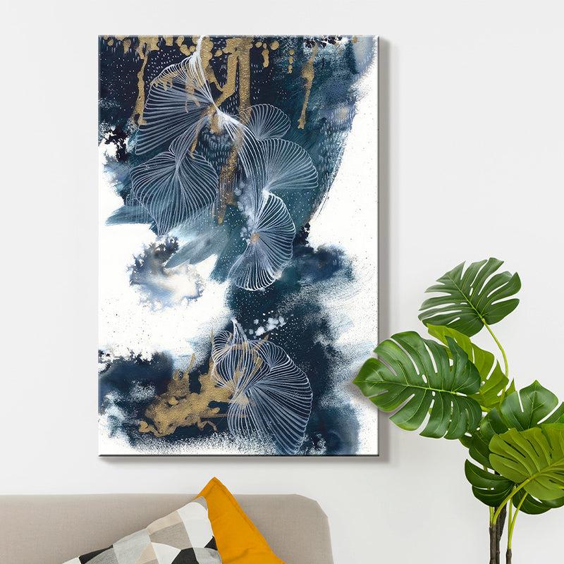 Arctic Drips Abstract Wall Painting media 6