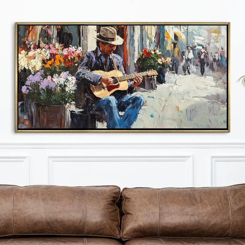 Floral Cadence Canvas Wall Painting With Frame media 4