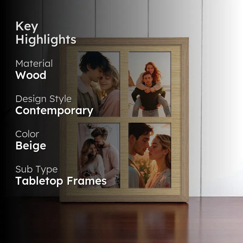Trevia Collage Photo Frame - Beige media 2