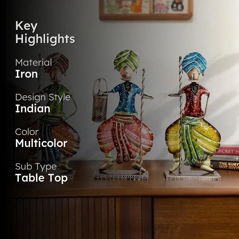 EthniCraft Traditional Showpiece - Set Of Three media 2